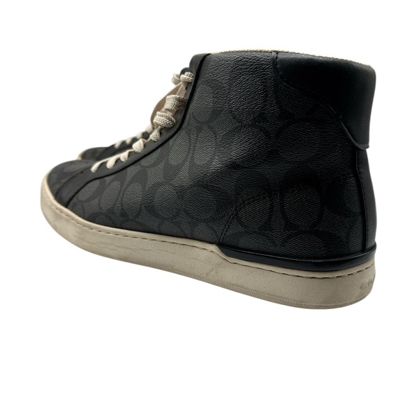 Coach gently used clip high top in black size 11D - Picture 3 of 8